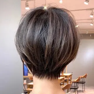 ショート パーマ ショート上手い人/ 銀座/なかじのヘアスタイル