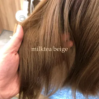 セミロング カラー 🌷ショートレイヤー ヘッドスパ🌷鈴木のヘアスタイル