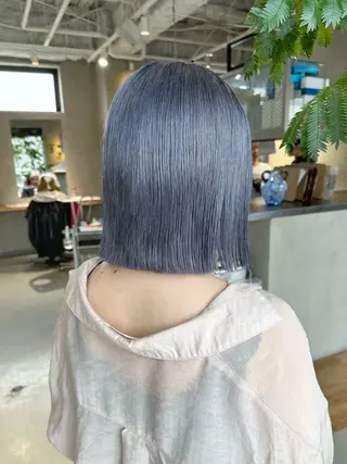 ミディアム mei🪽 カラー/パーマモデルのヘアスタイル