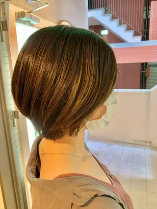 ショート うしだ かおるのヘアスタイル