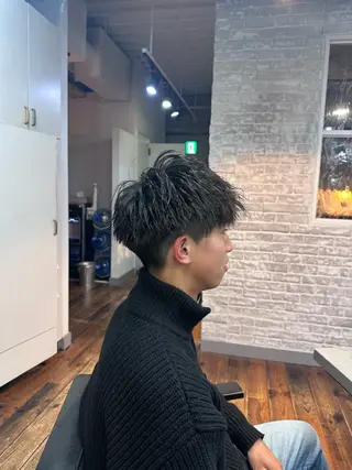 ショート パーマ メンズ 💜ベリーショート 🌷池袋/MIKUのヘアスタイル