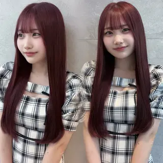 ロング カラー ヘアアレンジ ️🫧中島遼香🫧 Ess🪽髪質改善のヘアスタイル