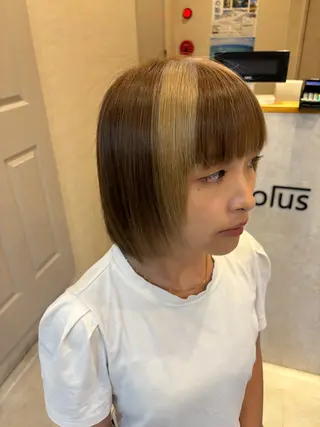 ショート カラー 髪質改善/白髪ぼかし KENTAのヘアスタイル