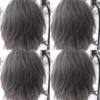 ミディアム 中田 雅彦のヘアスタイル