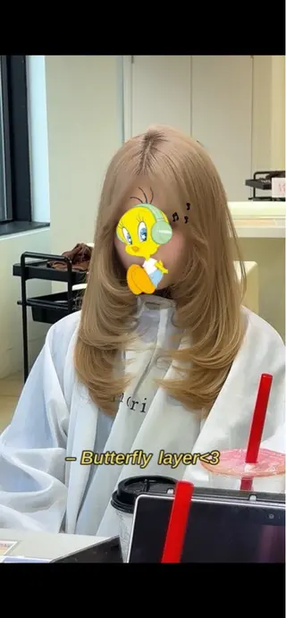 ロング カラー 海外風レイヤー🎀 新宿MOMOKA🍑のヘアスタイル