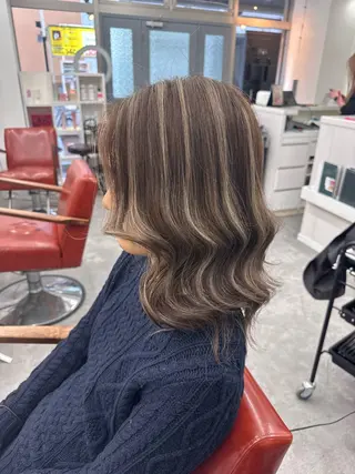 カラー Asami/名古屋/ ハイトーン/デザインのヘアスタイル