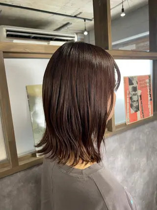 ミディアム カラー NINA 🐥⸒⸒のヘアスタイル