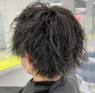 ミディアム カラー パーマ ヘアアレンジ メンズ キッズ メンズ特化美容師 aiの眉毛・アイブロウイメージ