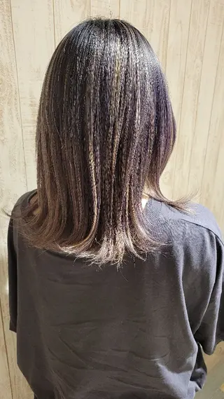 ミディアム 銀座デジパ×暖色艶髪 🍎ASUKAのヘアスタイル