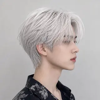 カラー メンズ メンズ特化カットパー マカラー坂田柊のヘアスタイル