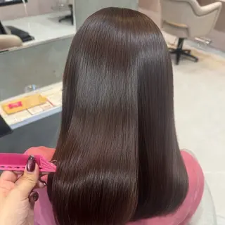 セミロング 🖤韓国風カラー🩷 /ツヤ髪✨️ハルカのヘアスタイル