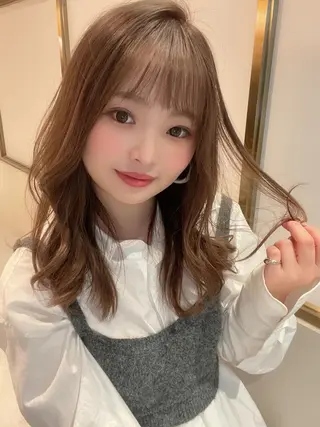 セミロング カラー だいや/メンズパーマ メンズカット/名古屋のヘアスタイル