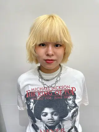 ミディアム カラー パーマ ヘアアレンジ メンズ tatsumi/ボブ ウルフ/レイヤーのヘアスタイル