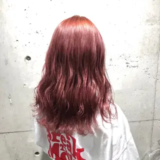 セミロング カラー パーマ ヘアアレンジ 💖似合わせカラー ブリーチ💖レイヤーのヘアスタイル