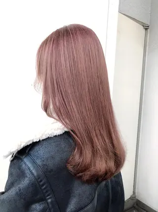 ロング カラー 韓国🇰🇷レイヤー 映える顔周り🩷のヘアスタイル