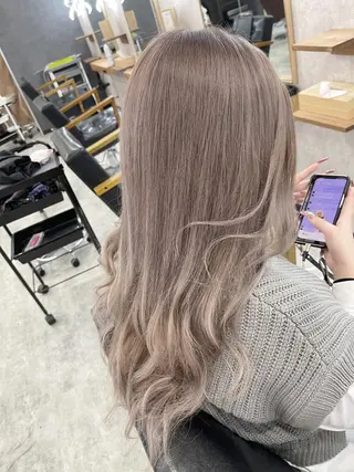セミロング 💭高品質、最上級 シールエクステ💭のヘアスタイル