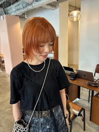 ミディアム カラー Hayashi Shioriのヘアスタイル