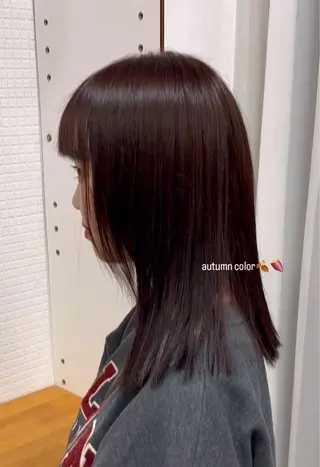 カラー 竹口 莉央のヘアスタイル