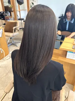 セミロング カラー 中西 倖 美髪カラー /透明感カラーのヘアスタイル