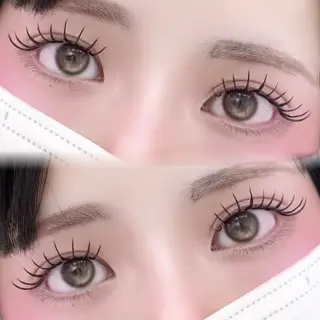 マツエク・マツパ 上下エクステ/束感 🎀Luaのマツエク・マツパデザイン