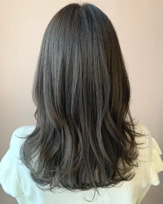 ロング カラー hubhair レイヤー/透明感のヘアスタイル