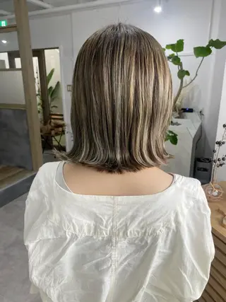 ミディアム カラー ヘアアレンジ ひなの .のその他イメージ