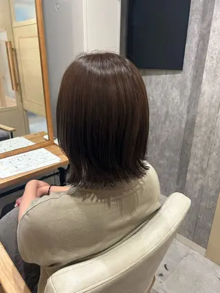 ミディアム 森田 遥菜のヘアスタイル