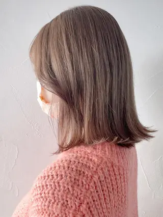 ミディアム カラー ITbyALBUM 下北沢店のヘアスタイル