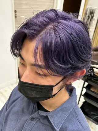 カラー メンズ 池田 翔元のヘアスタイル