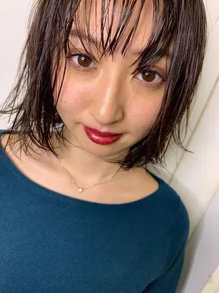 ミディアム カラー 髪質改善 RYOのヘアスタイル