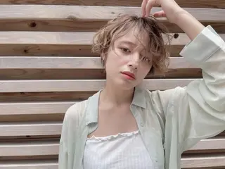ショート カラー ヘアアレンジ 透明感/レイヤー 🇰🇷tomonaのヘアスタイル