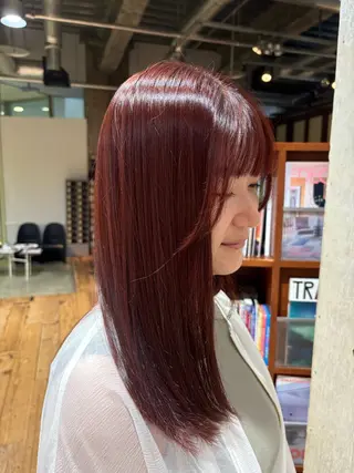 ロング カラー たけみ りさのヘアスタイル