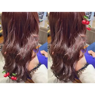 カラー 🩵盛れる顔周り/ 艶カラーemi🩵のヘアスタイル
