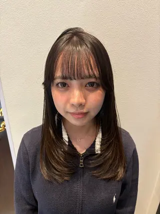 ロング 田中 瑞希のヘアスタイル