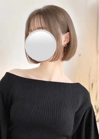 ショート カラー 明るめワンカラー/ うる艶カラー/ゆいなのヘアスタイル