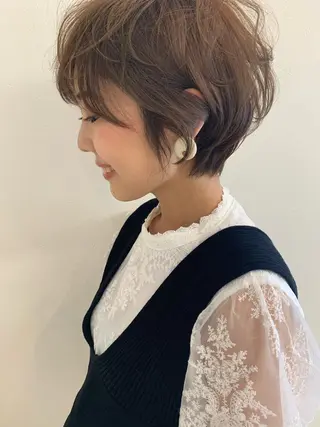 ショート 田中 亜沙美のヘアスタイル