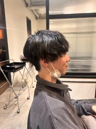 ショート パーマ メンズ TR付きカット無料✨ ✨いのうえもなみのヘアスタイル