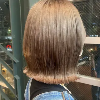 ショート カラー misa🫧ナチュラ ル縮毛矯正/髪質改善のヘアスタイル