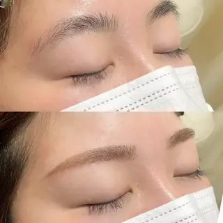 アイブロウ 中東 真子のヘアスタイル