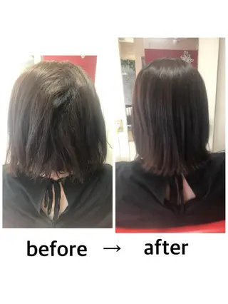 ミディアム 岸本 友子のヘアスタイル