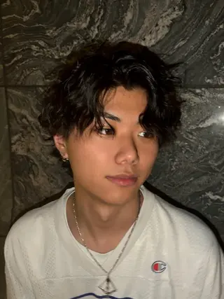 パーマ メンズ keany錦糸町 ハセベユウのヘアスタイル