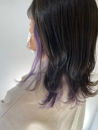 ミディアム TOMOKO 髪質改善💫縮毛矯正のヘアスタイル