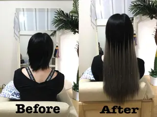 ロング KA BUのヘアスタイル
