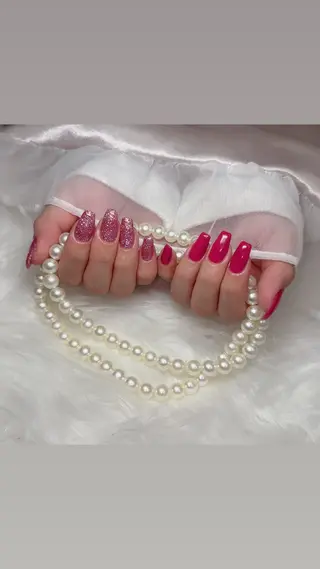 ロング Nail Salon Blancheのネイルデザイン