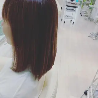 ミディアム おん眉美容師eMu✄ yuka‪🤍のヘアスタイル