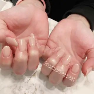 ネイル 地爪育成💅 kanaoanailのネイルデザイン