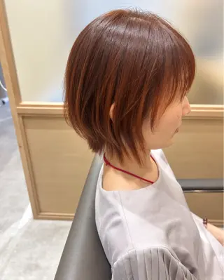ショート カラー 久木原 ゆりのヘアスタイル