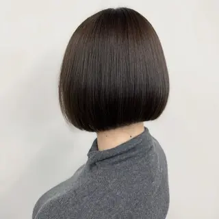 ショート カラー 藤原航/艶髪 /縮毛矯正のヘアスタイル