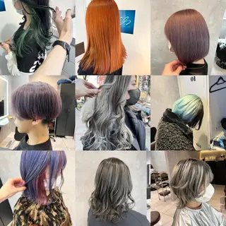 カラー SALOWIN栄 高須大貴のヘアスタイル