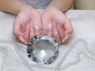 ネイル HANA 長さだしのネイルデザイン